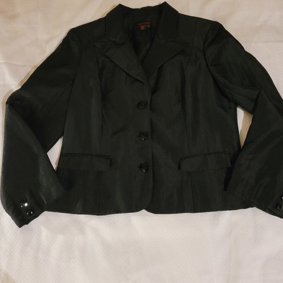 Simon Chang Vintage 90s Tuxedo-Style Jacket, Convertible, Black - Picture 5 of 9